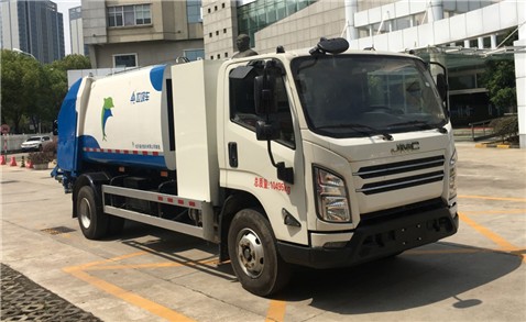 三力牌CGJ5101ZYSJXBEV纯电动压缩式垃圾车